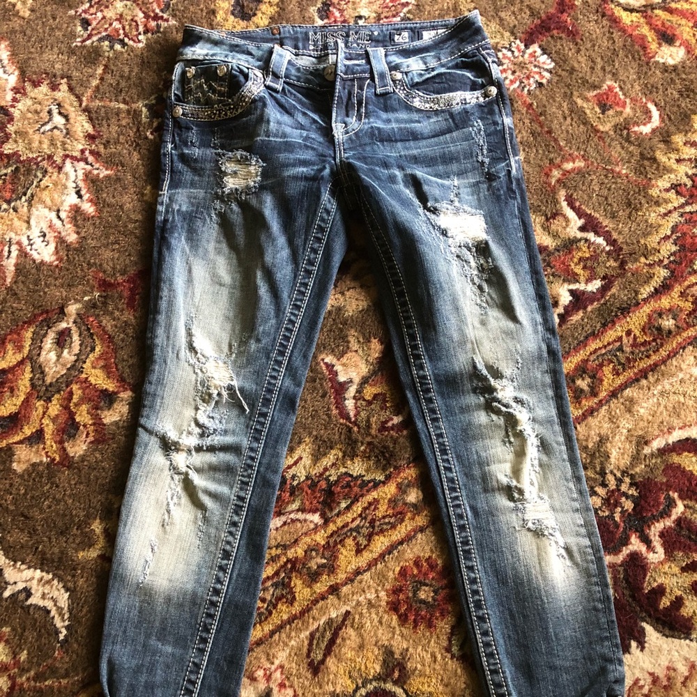 Miss me cropped jeans